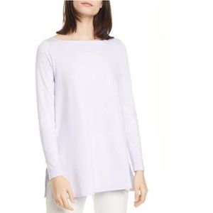 EILEEN FISHER - Fine Jersey Crew Neck Tunic